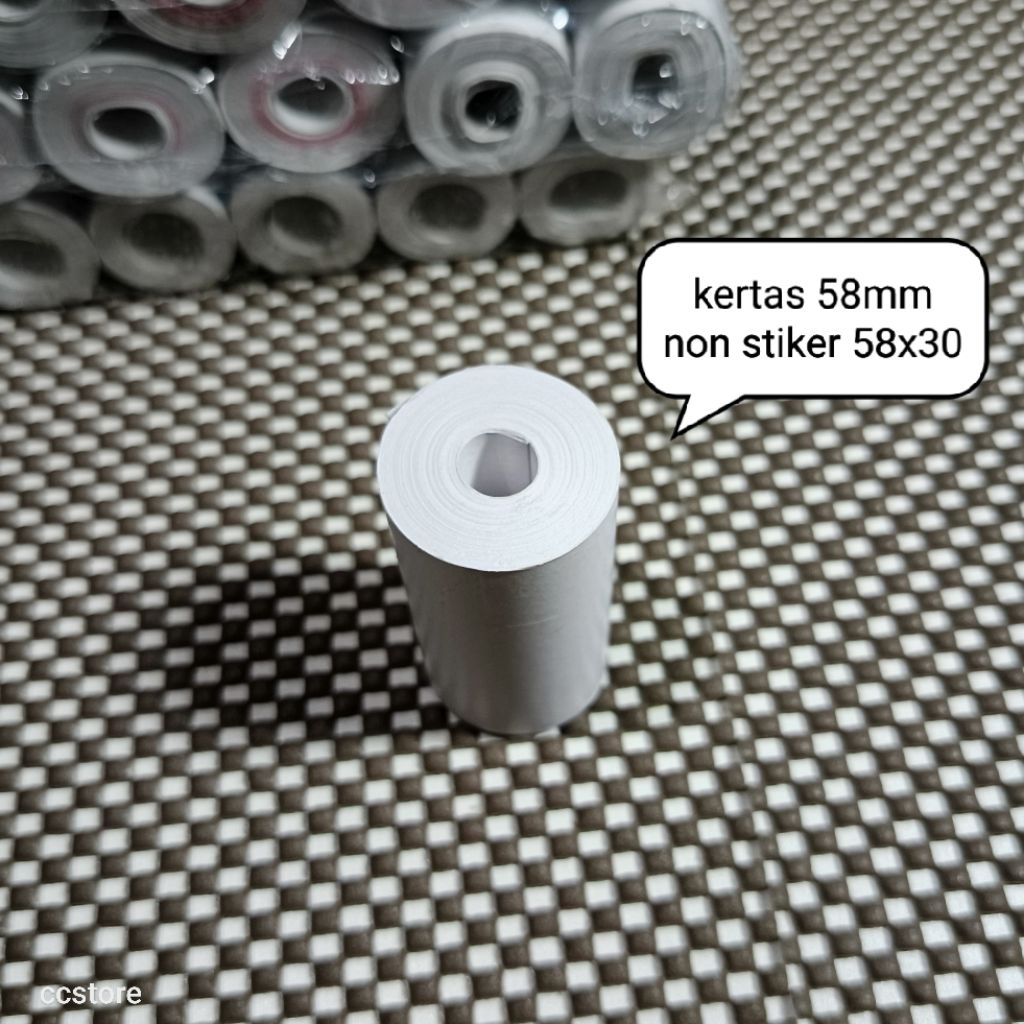 kertas EDC printer Bluetooth nota PPOB THERMAL WOYA 58mm 58x30 struk penjualan pom bensin warung kel