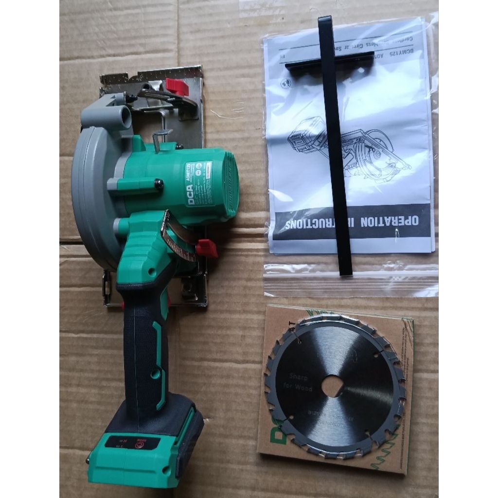 DCA ADMY 125 ADMY125 Cordless Brushless Circular Saw Baru Original Unit Only (Tidak termasuk Baterai