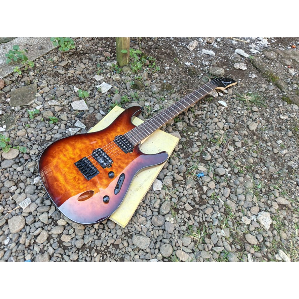 Gitar Ibanez S621QM Dragon Eye Burst