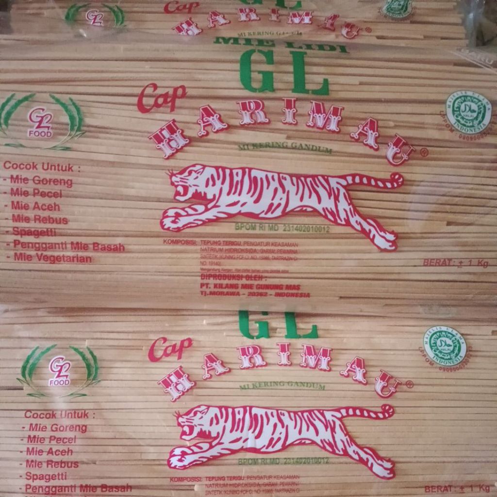 Mi lidi mie gomak Medan 1 kg