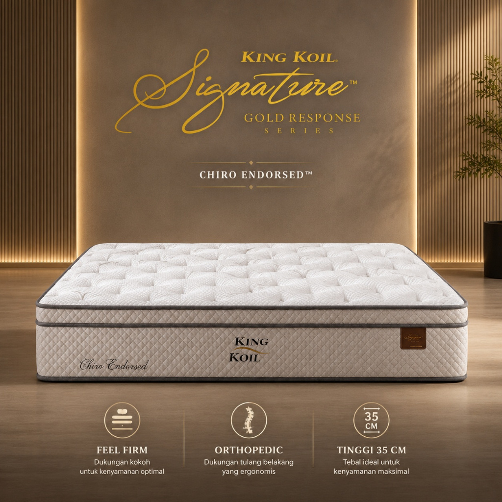 mattress matras kasur kingkoil orthopedic chiro endorsed