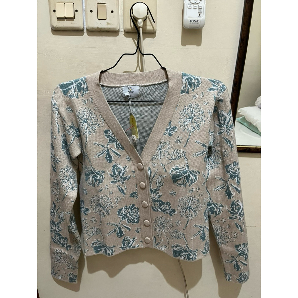 WTS SHIKU-MIRELLE CARDIGAN (TEAL) XS-S