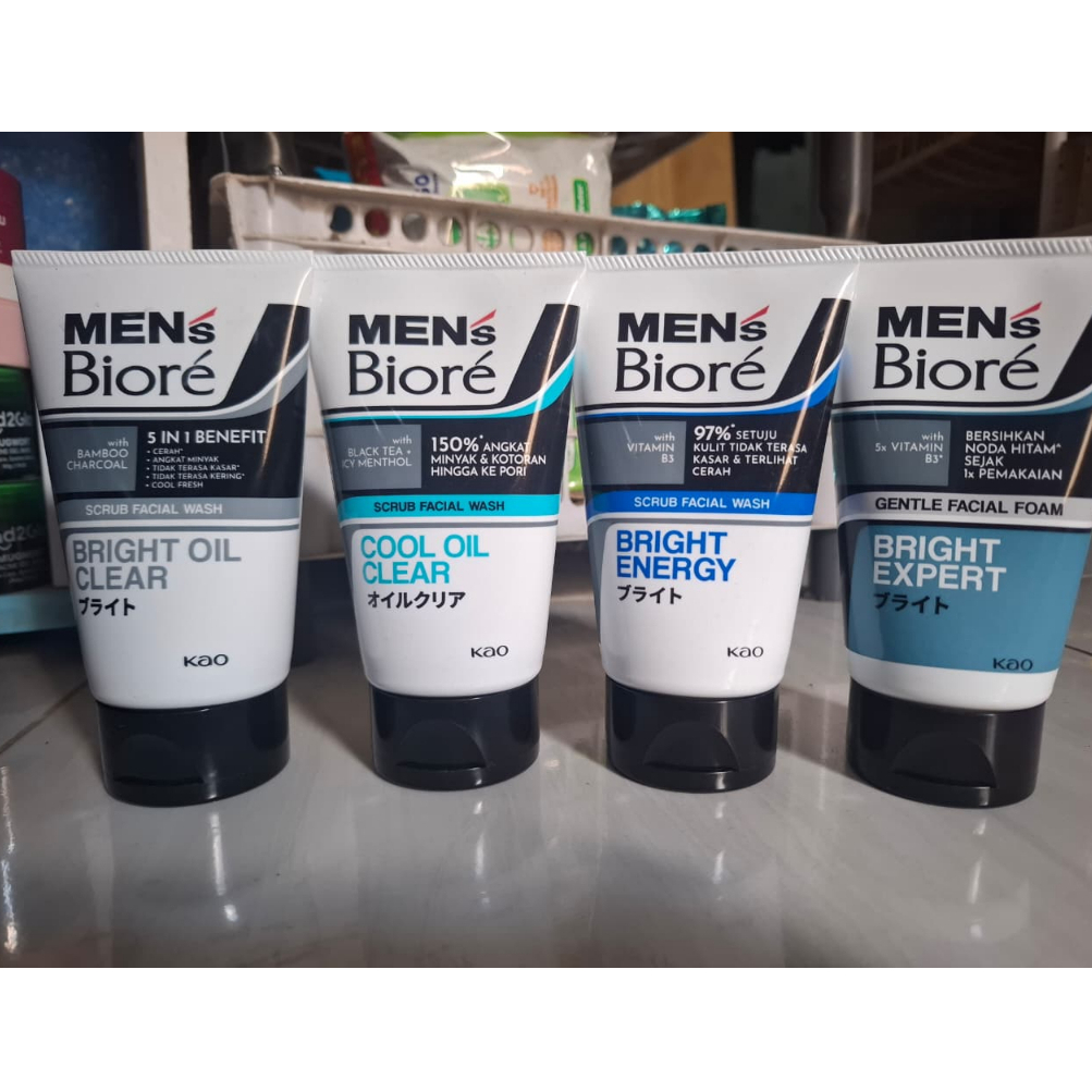 Men's Biore Face Wash 100gr - Sabun Muka Pria Biore