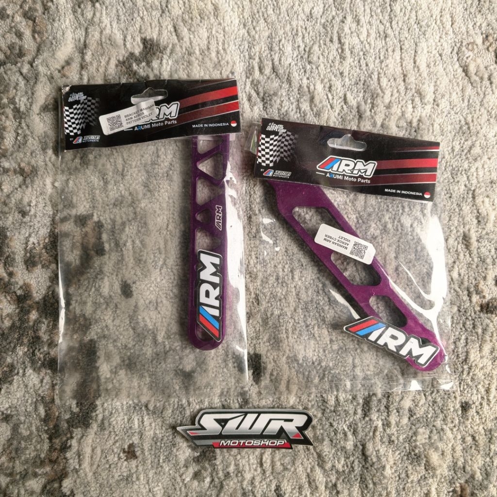 ARM/Arumi Braket Manisan Knalpot Nmax Violet Series