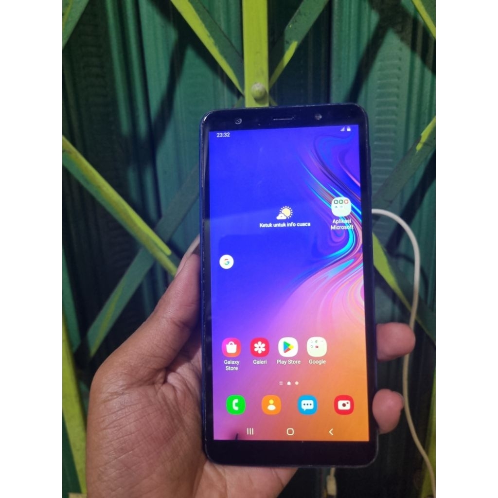 Android Samsung A7 2018 Ram 4GB Rom 128GB SM-A750GN hp bekas ponsel bekas Minus