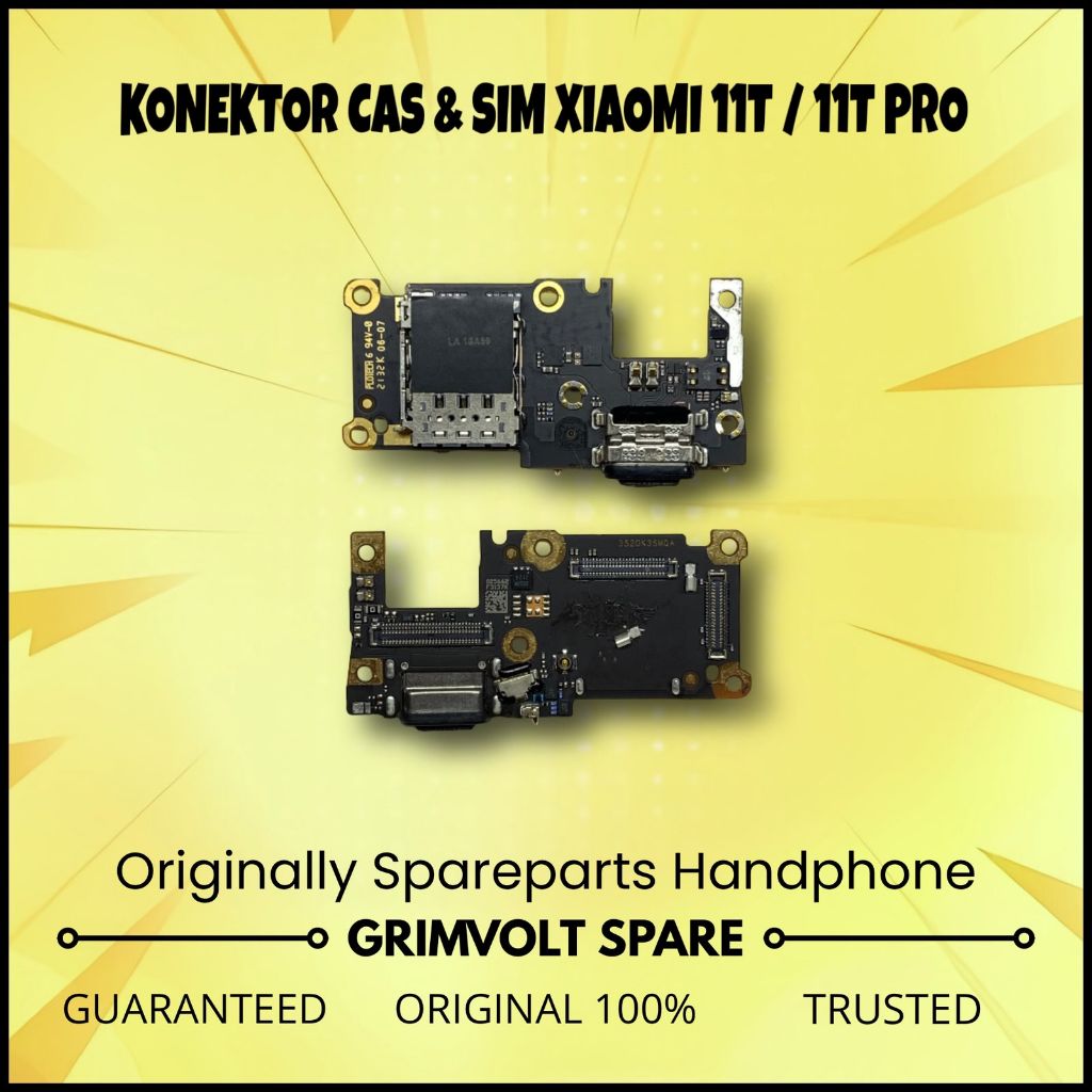 KONEKTOR CHARGER PAPAN SIM XIAOMI 11T / MI11T PRO ORIGINAL COPOTAN