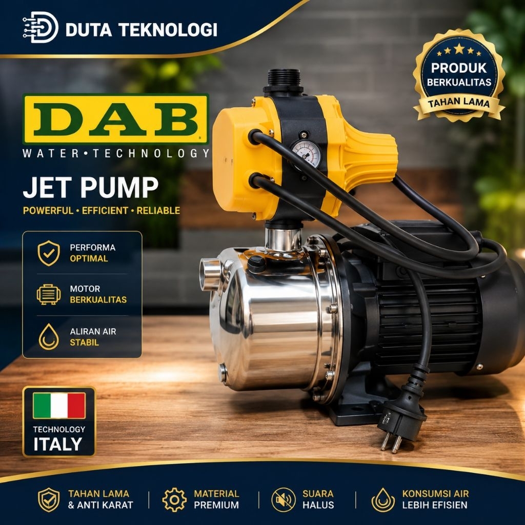Mesin Pompa Air Dorong Dab BS 370 SS Booster Pump