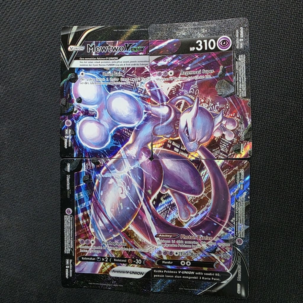Tcg Pokemon Mewtwo RR Promo V Union ID