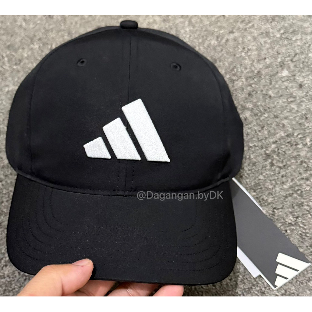 Topi Adidas Cap 3D Big Logo Original 100% Black White