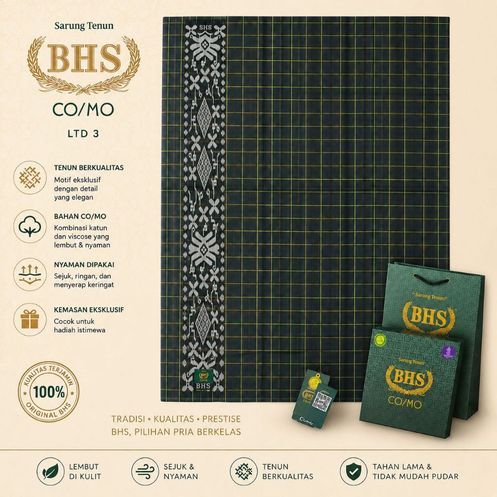 BHS Cosmo Gold LTD Kain Katun Tenun Halus