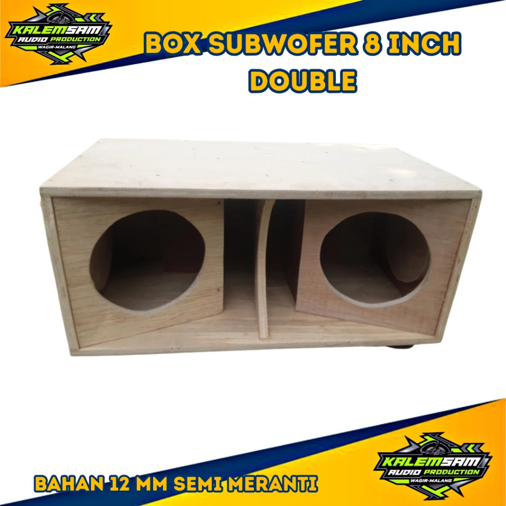 Box Subwofer 8 Inch double model V murah