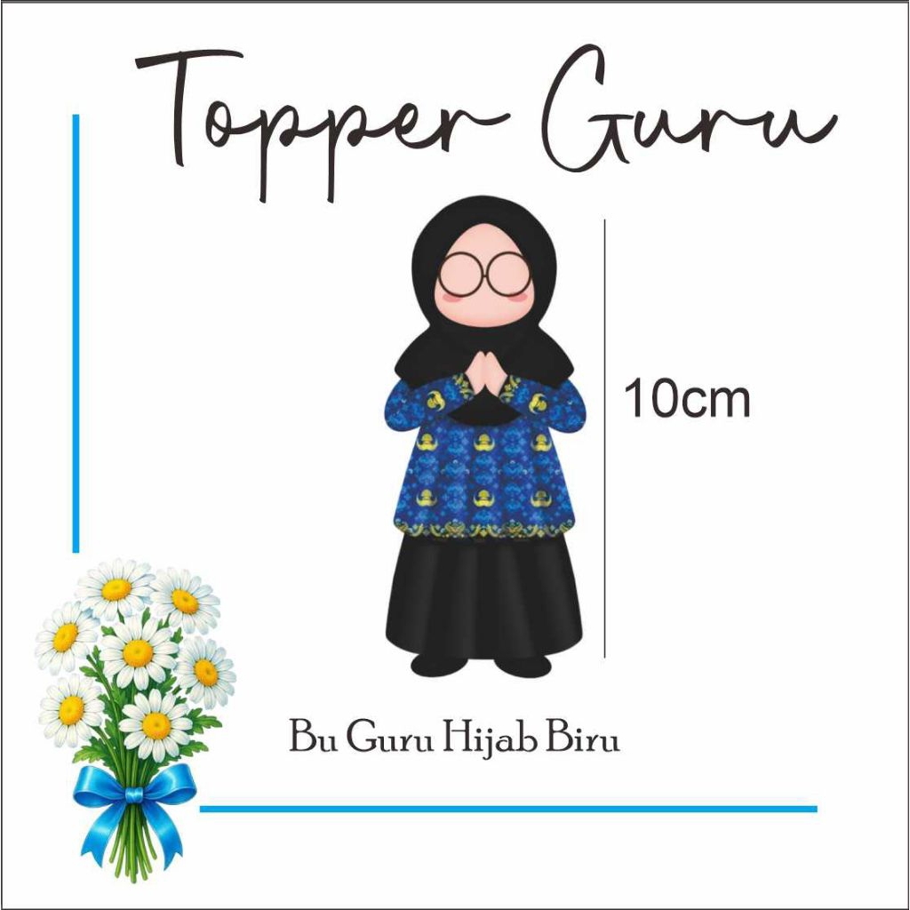 INSTAN. Topper Guru / Topper Buket Guru / Topper Pak Guru / Topper Bu Guru / Topper Buket Guru