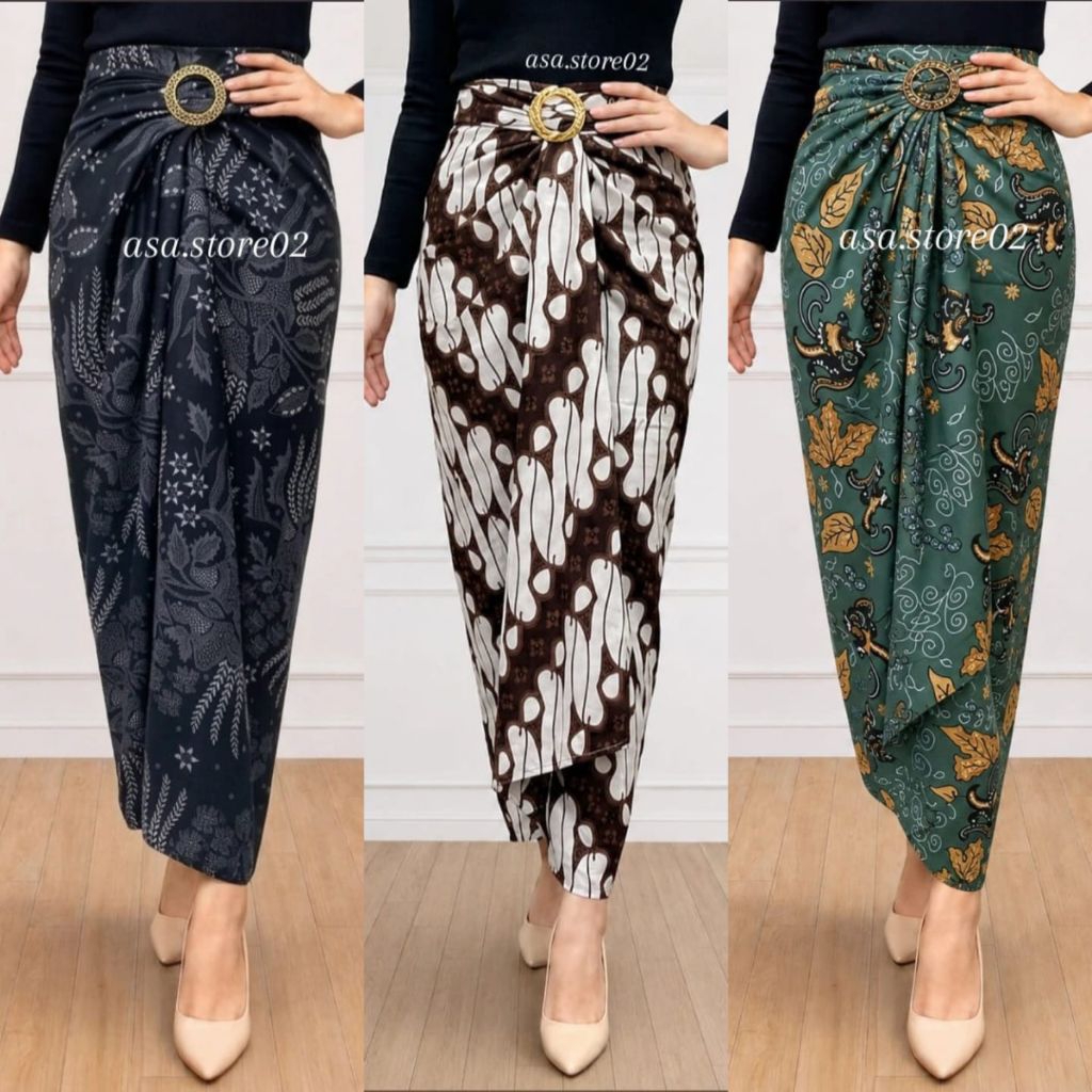 Rok Lilit Batik FREE RING BELT/ROK LILIT Kebaya/Rok Wisuda/Jarik Lilit