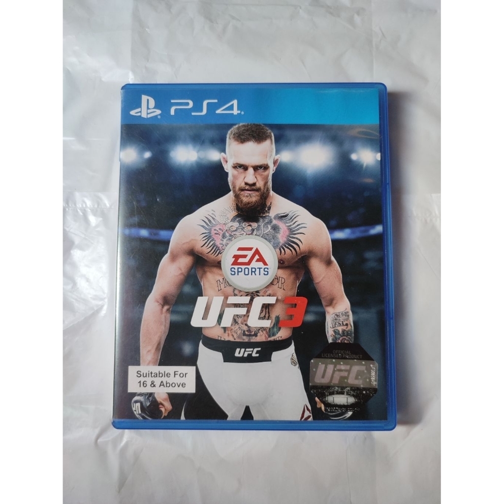 KASET BD EA Sports UFC 3 PS4 Second Original Kondisi Bagus