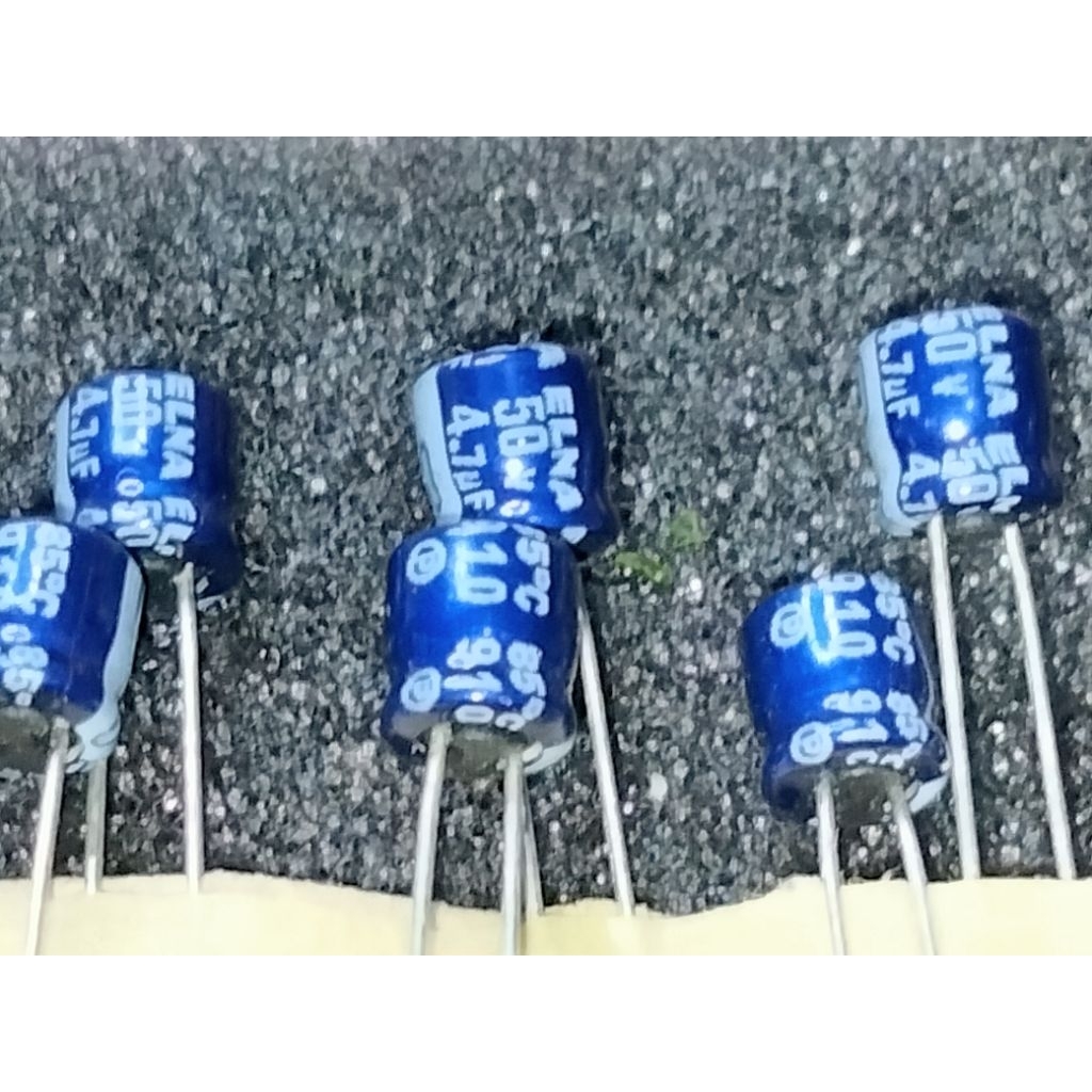 50pcs ELCO 4,7UF 50V ORIGINAL ELNA