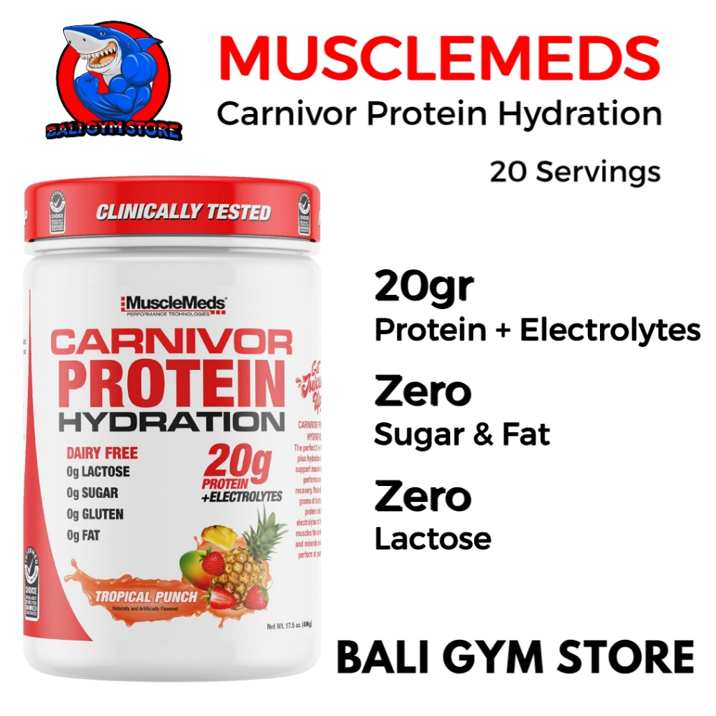 MuscleMeds Carnivor PROTEIN HYDRATION 500 Gram Protein Dengan Electrolytes