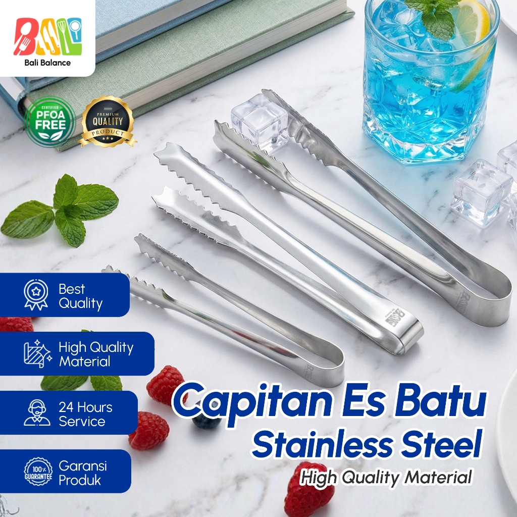 Bali Balance Penjepit Capitan Makanan Kue Gorengan Stainless Steel Serbaguna Multifungsi - 75