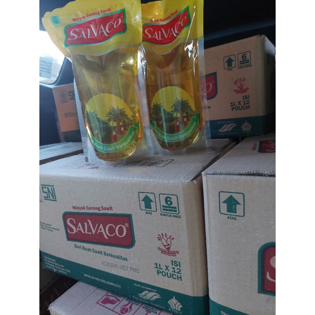 Minyak Goreng Salvaco 1Kotak (12Liter)