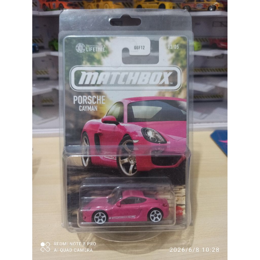 matchbox Porsche Cayman pink