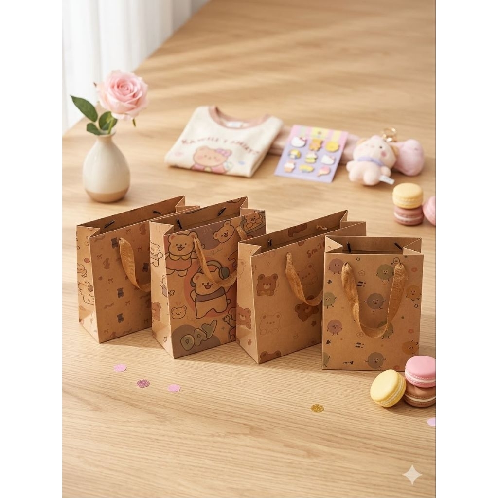 PAPER BAG CRAFT TALI PITA SZ XS DAN S