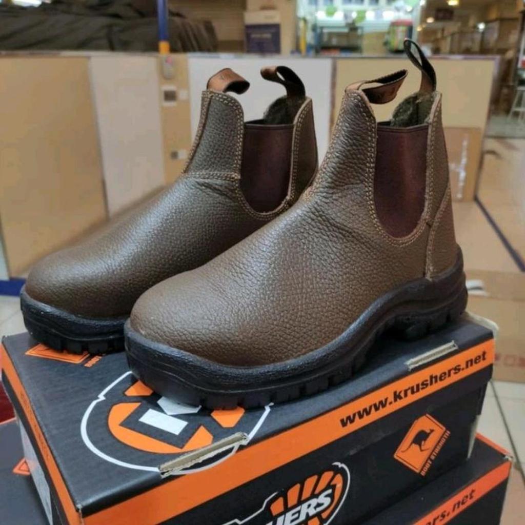 Sepatu Safety KRUSHER NEVADA BROWN
