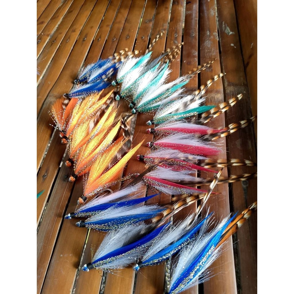 Umpan Pancing Sabiki Bulu Ayam Burik Gacor Umpan Tradisional Umpan Pancing Gacor