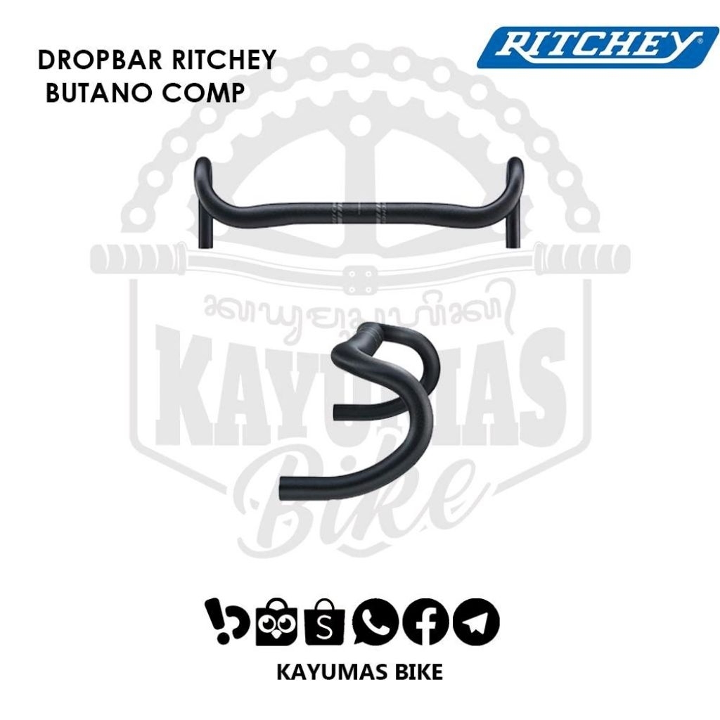 DROPBAR ROAD RITCHEY COMP BUTANO 31.8 PANJANG 400mm
