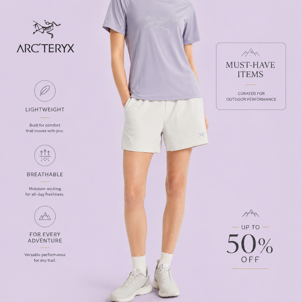 ARC'TERYX RAINIER Pants – Celana Pendek Wanita Outdoor Hiking