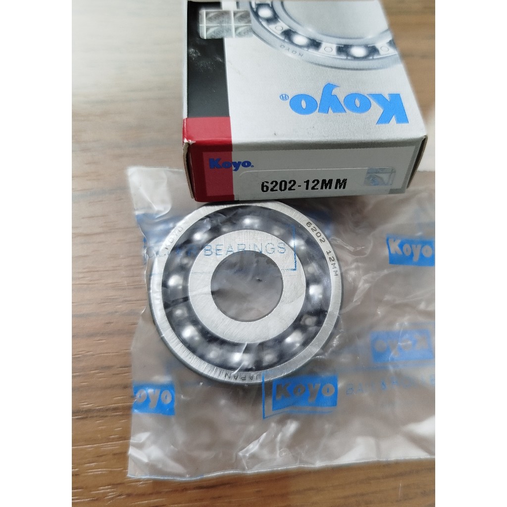 Bearing 6202 12mm Open Laher 6202 12mm (Special bore ID 12mm) OD 35mm, T 11mm Bearing 6202-12mm open