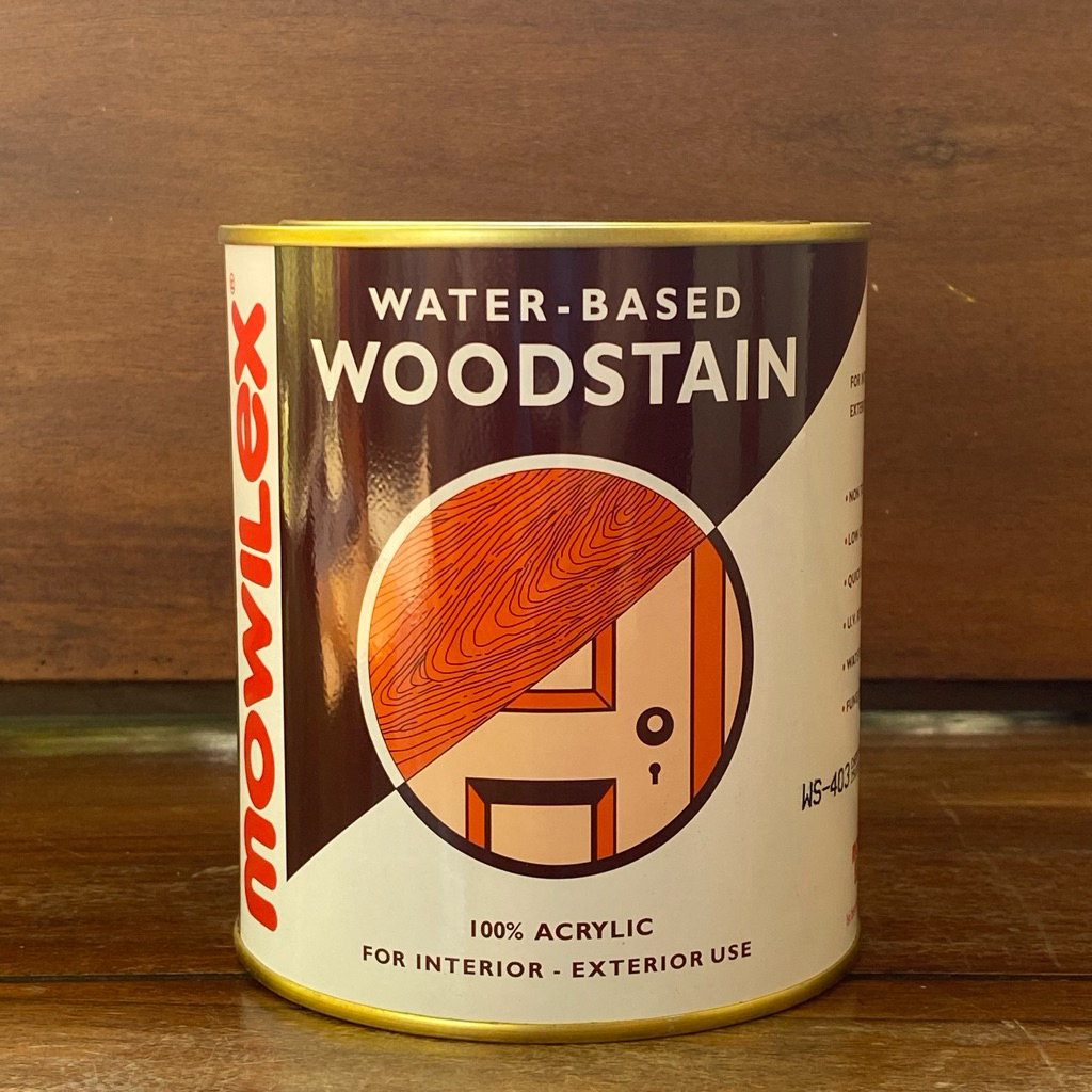 MOWILEX Woodstain warna CHERRY (WS-403) Politur Vernis Kayu cat kayu 1 Liter
