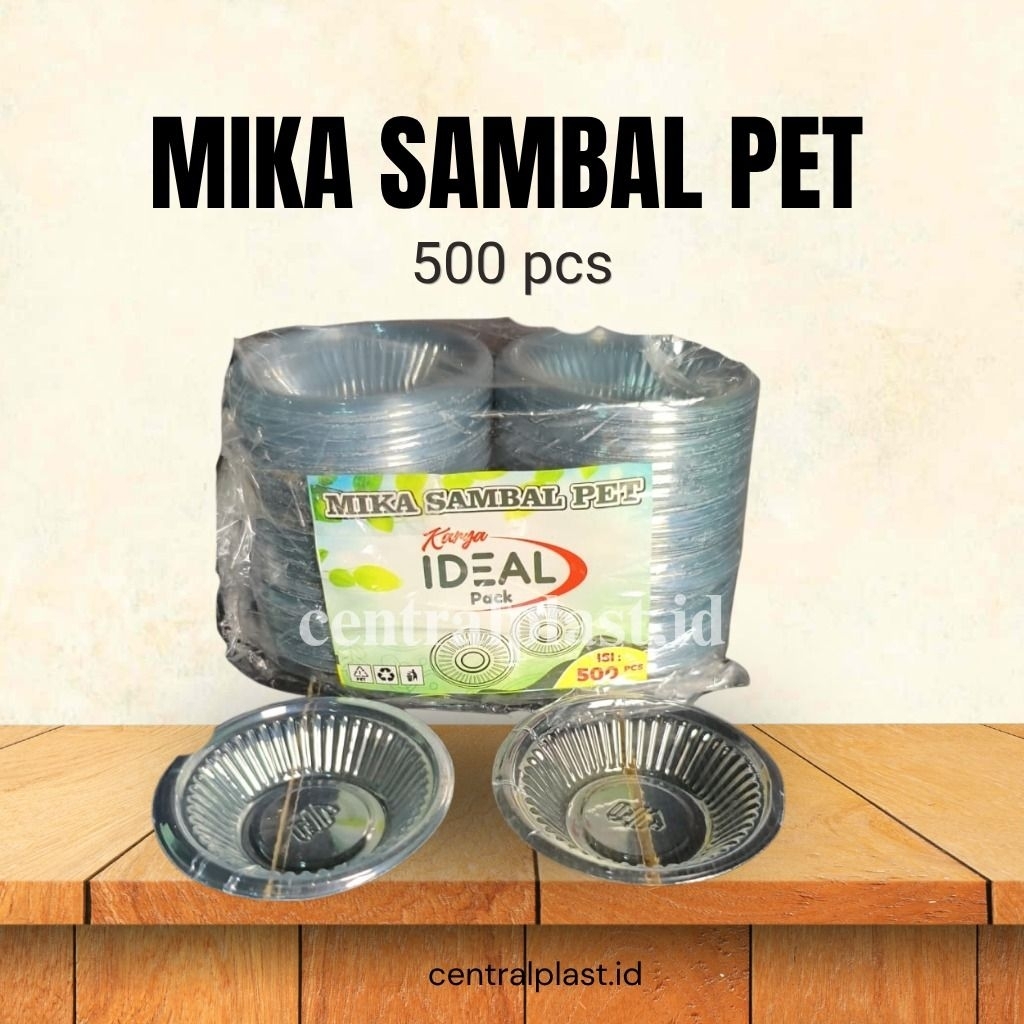 ideal mika cup sambal bening 500 pcs