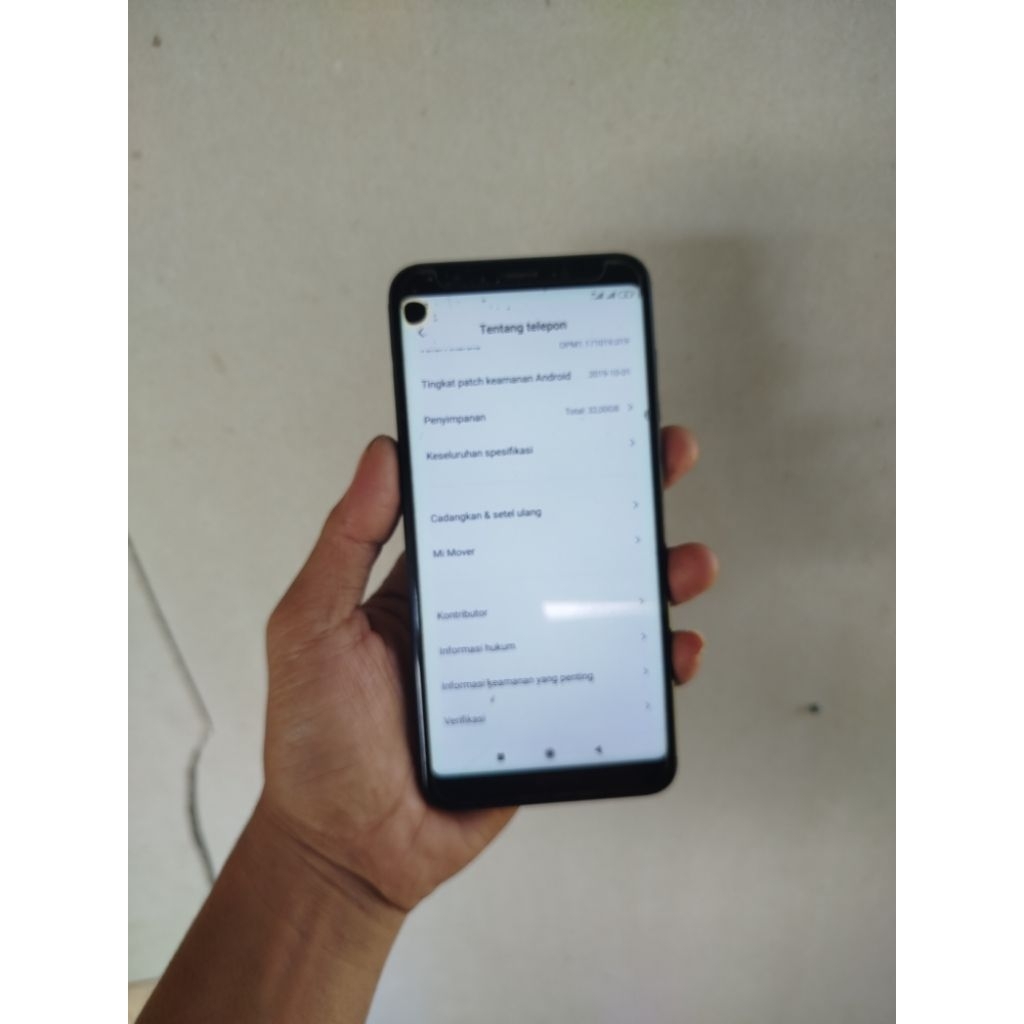 redmi 5 plus minus lcd tompel layak pakek