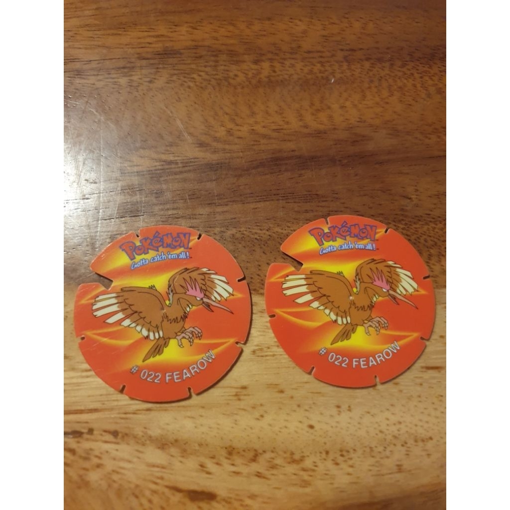 Tazos Spin Pokemon Fearow