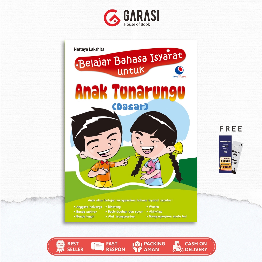 Buku Belajar Bahasa Isyarat untuk Anak Tunarungu Dasar dengan metode Bisindo