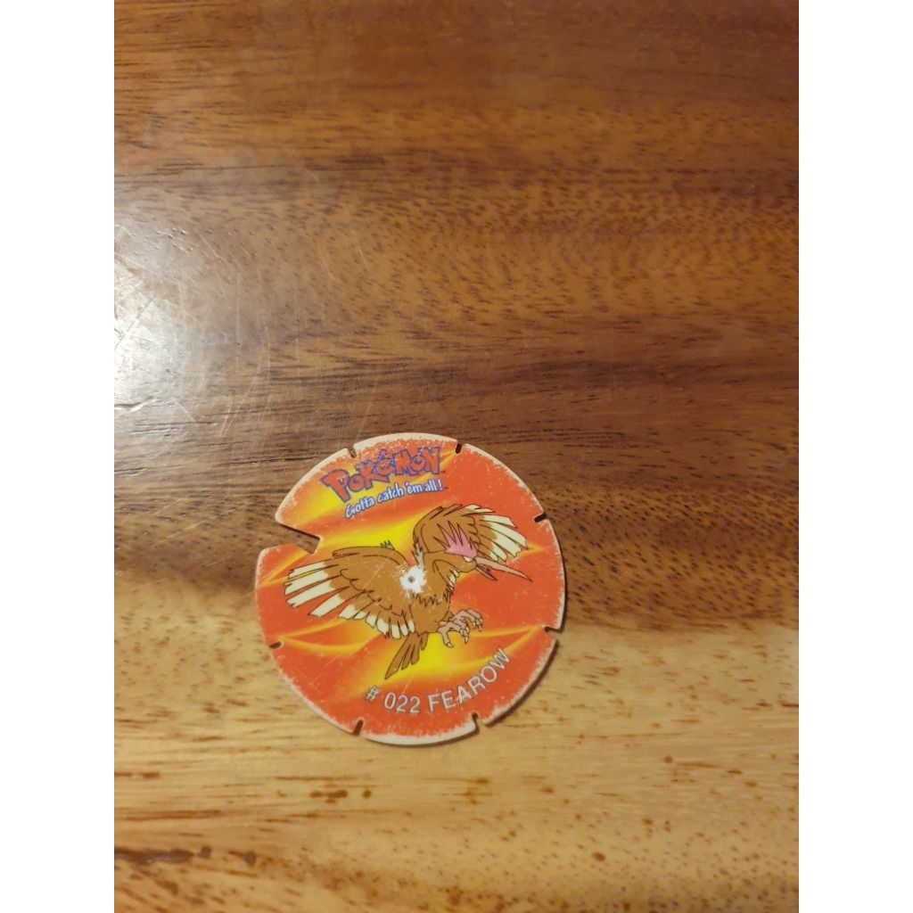 Tazos Spin Pokemon Fearow