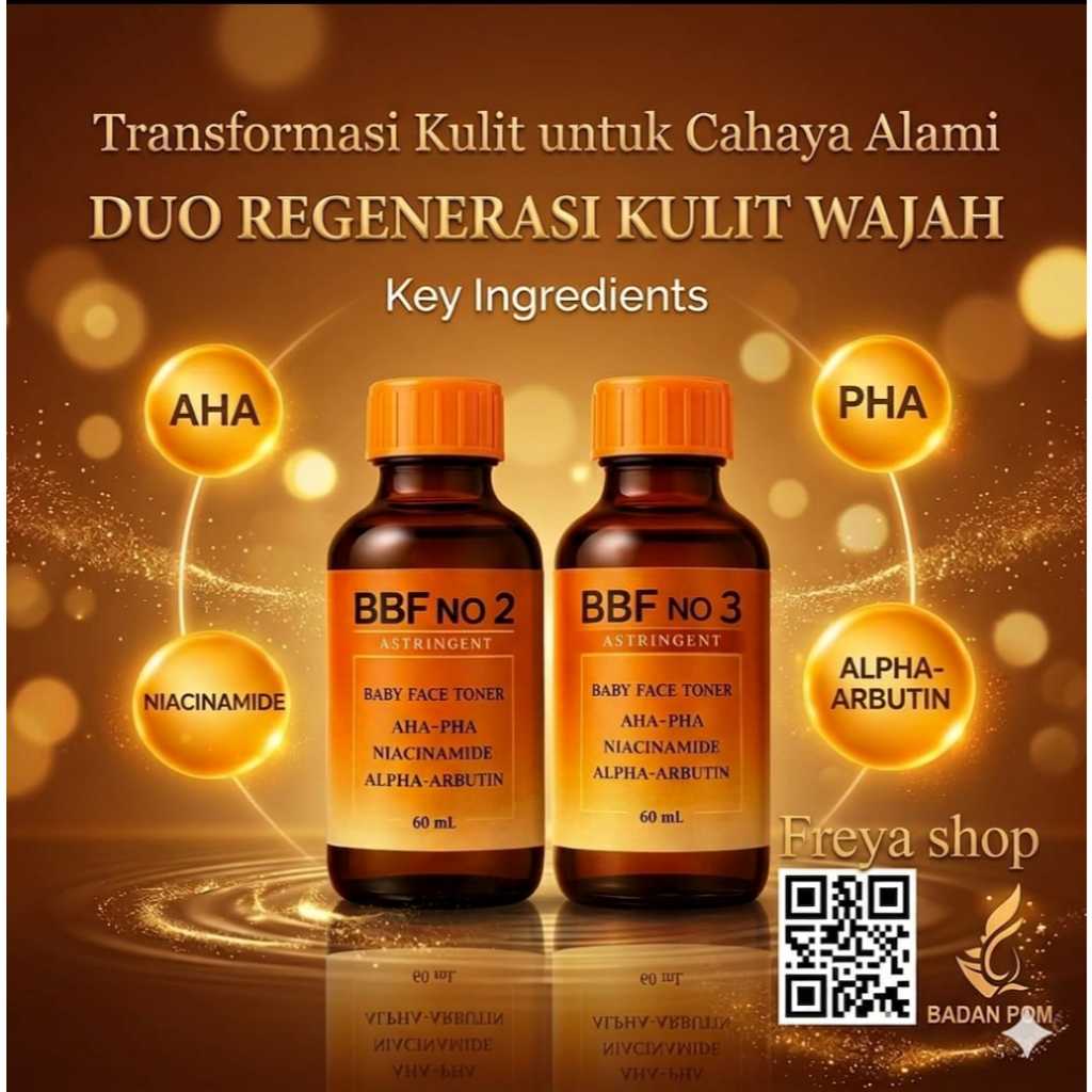 TONER RDL No 2 Dan No 3 Pembersih wajah Mencerahkan Muka Menbantu proses Glowing