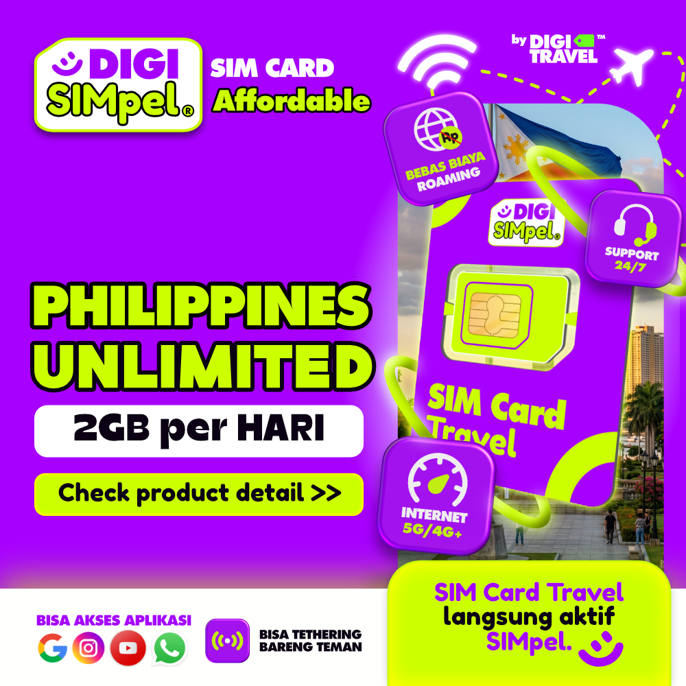 Sim Card Philippines Unlimited | Simcard Filipina Unlimited Langsung Aktif 5/7/10 Hari