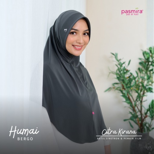 BERGO HUMAI L PASMIRA / BERGO INSTAN PASMIRA / HIJAB INSTAN