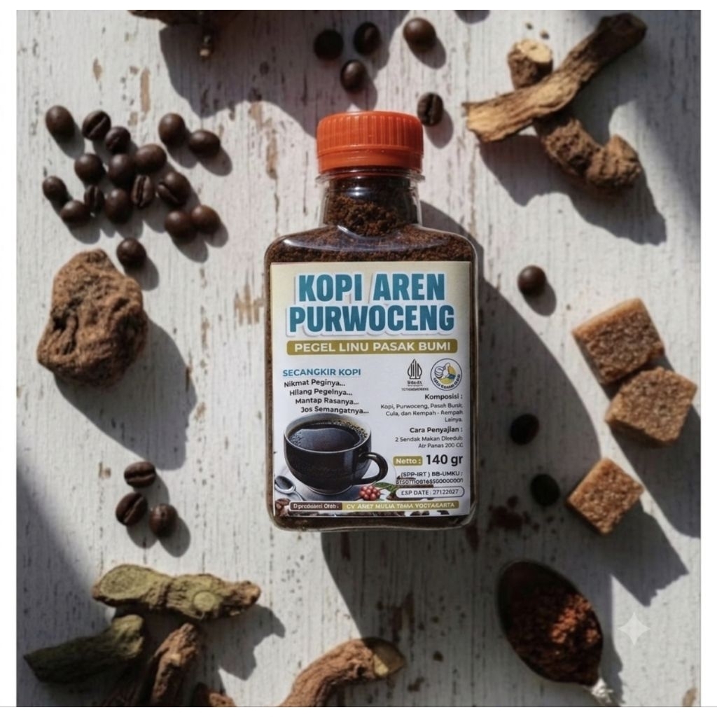 kopi aren purwoceng pegel linu pasak bumi 140gr