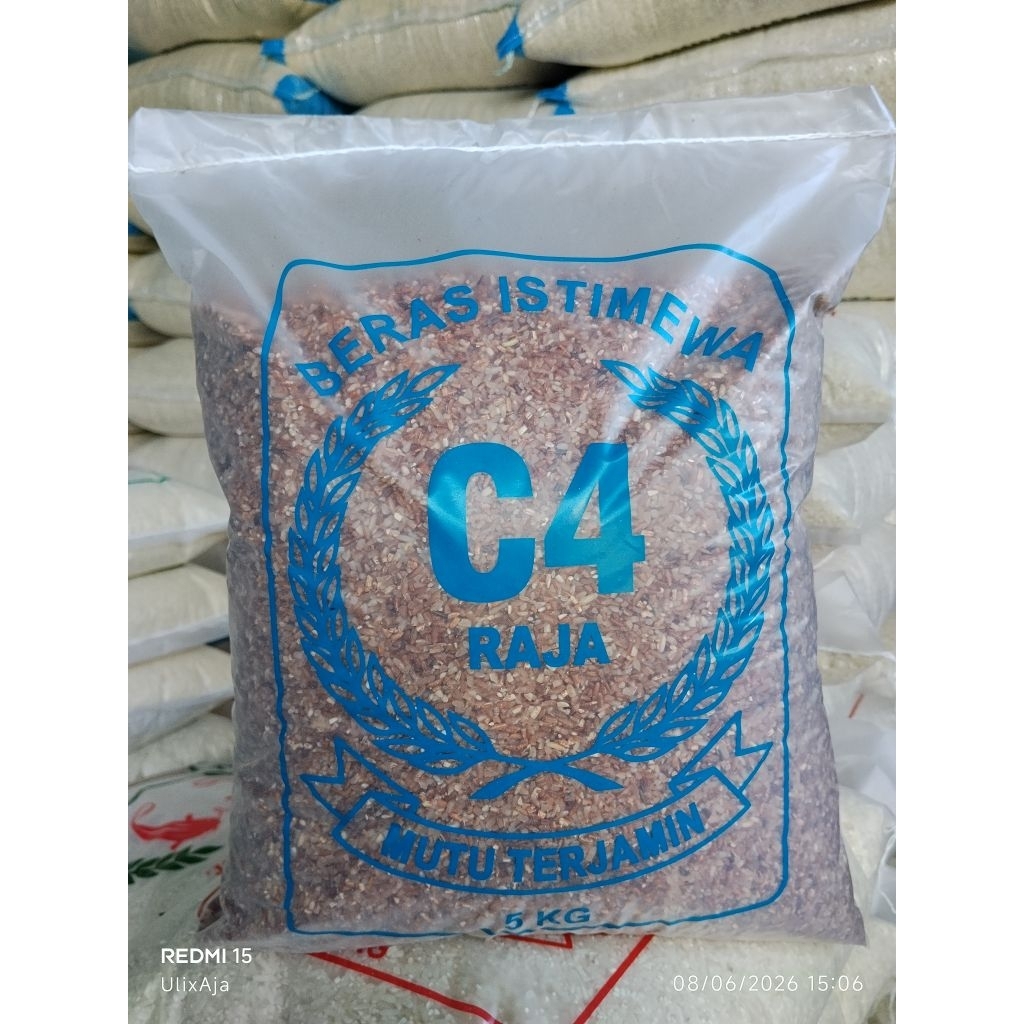 Beras Merah Patahan 5Kg | Beras Merah Pecah Menir Sehat | Cocok Diet & Menu Harian