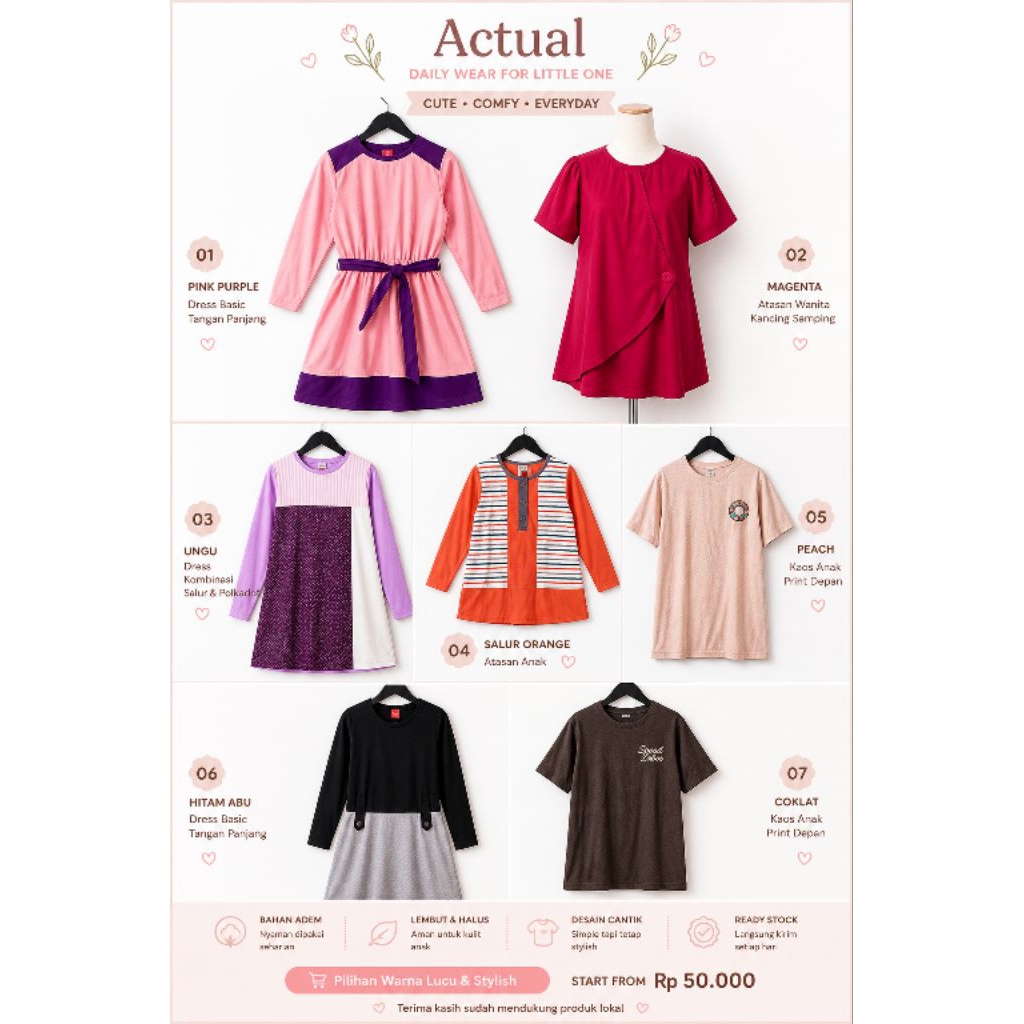 Atasan Branded Sale rijek kotor