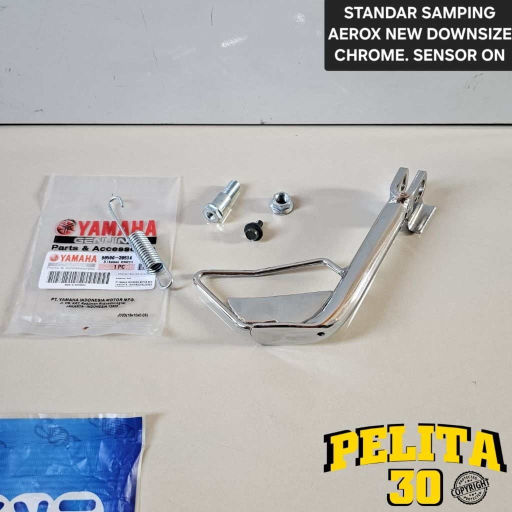 STANDAR SAMPING AEROX ALPHA AEROX NEW DOWNSIZE WARNA CHROME FULLSET