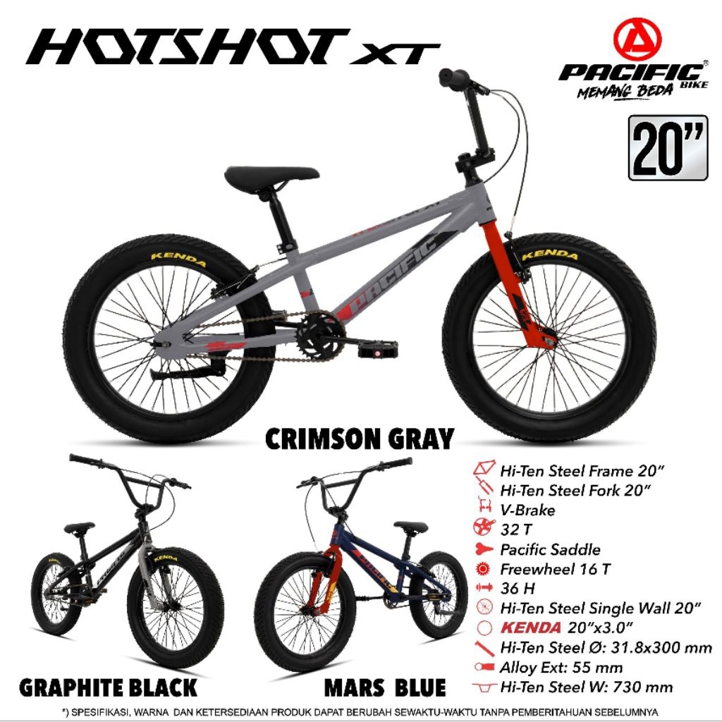 Sepeda BMX 20" PACIFIC HOTSHOT FX