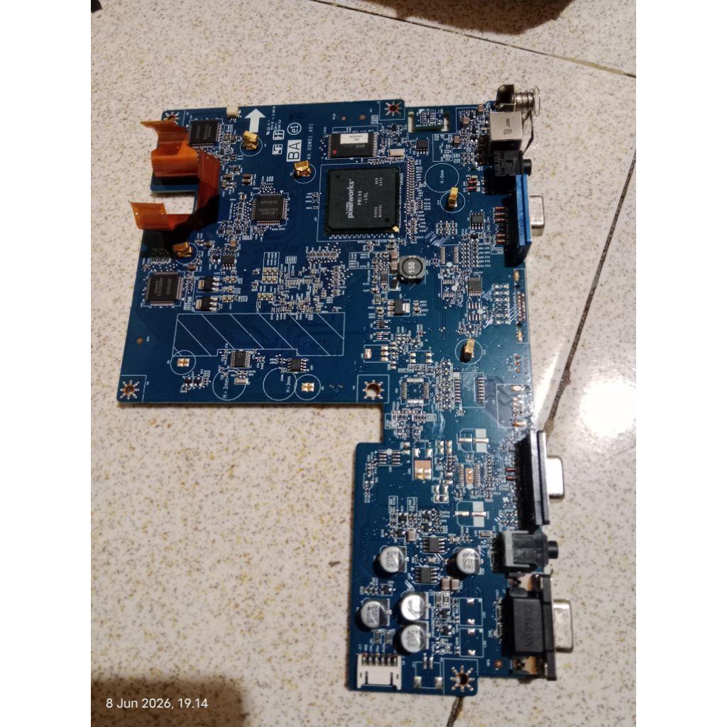 Mainboard Mb chip 2 proyektor merek sony minus chipset 2 bahan leburan