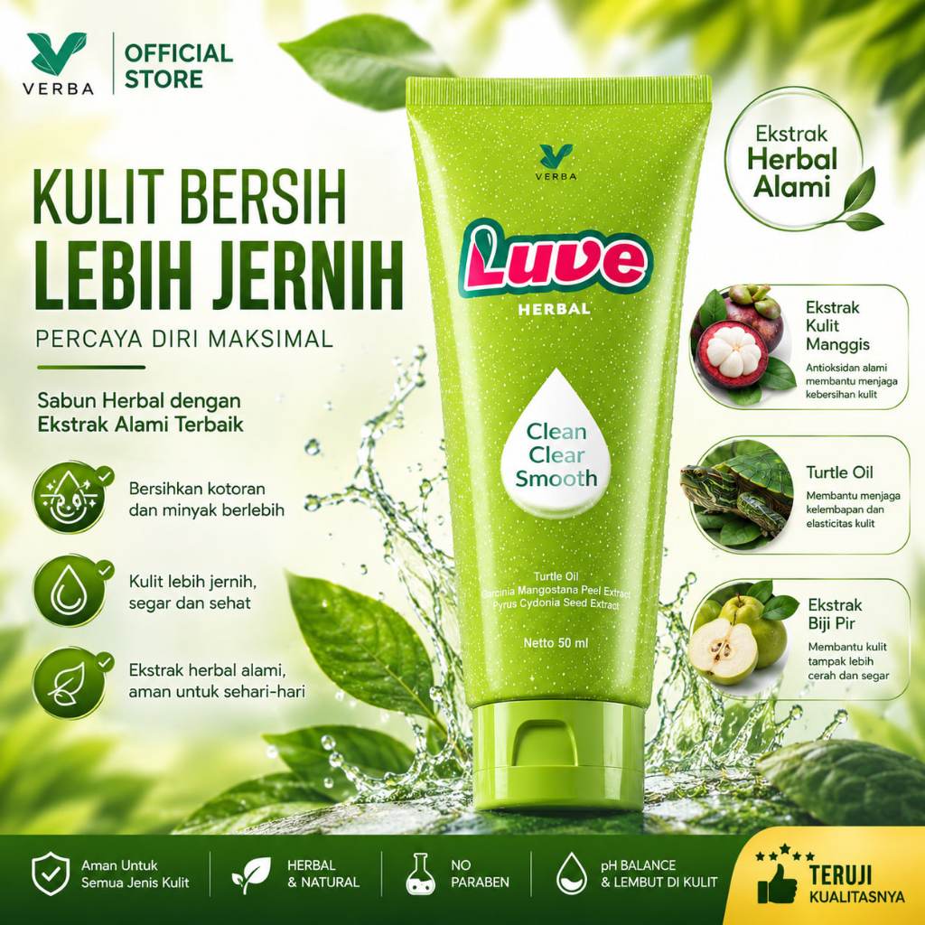 Verba Fresh Luve Gel Original Minyak Pijat 50 ML