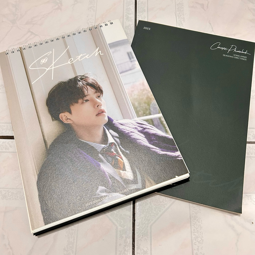 Song Kang 2023 season’s greetings Sketch calendar and photobook official