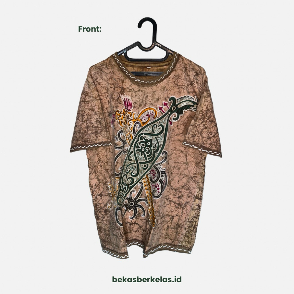 PROMO | KAOS KATUN BATIK | WANITA PRIA | L | KAOS BATIK | SANTAI - ADEM - MUDAH SERAP KERINGAT [PREL