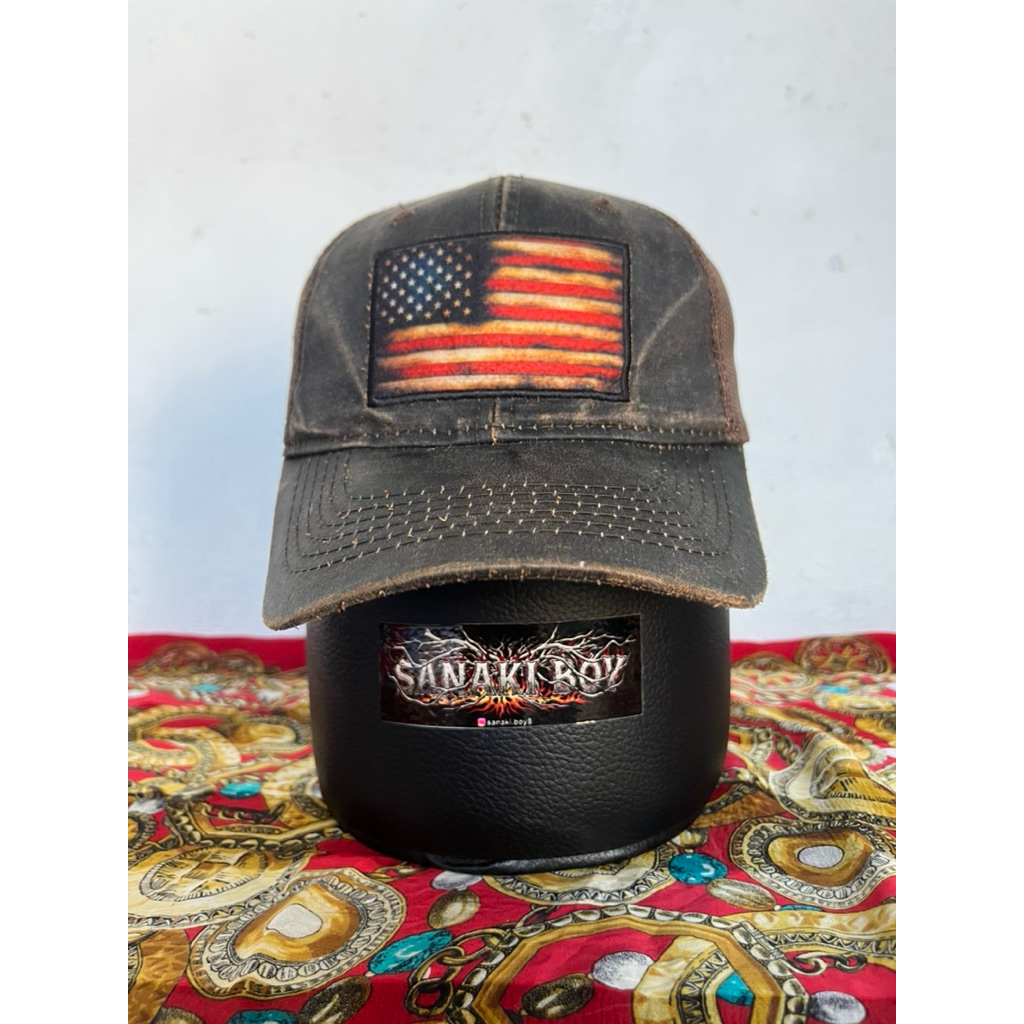 TOPI US FLAG DARI OUTDOOR CAP