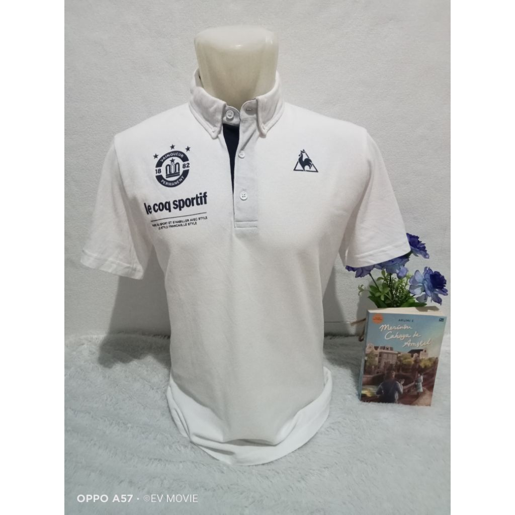 kaos kerah polo Le coq sportif
