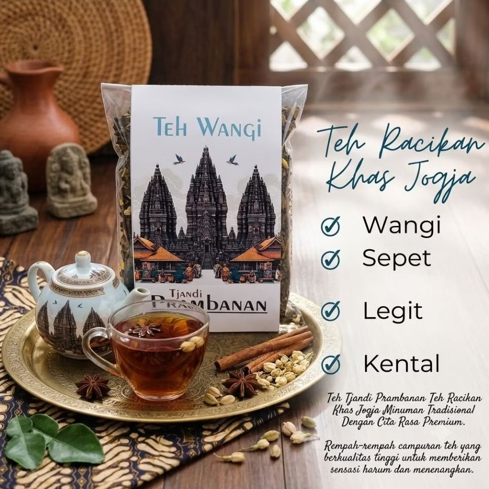 Teh Tjandi Prambanan Teh Racikan Khas Jogja Minuman Tradisional Dengan Cita Rasa Premium